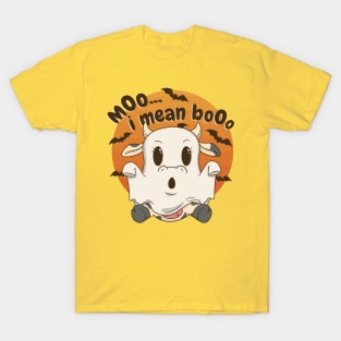 Spooky Halloween Cow T-Shirt